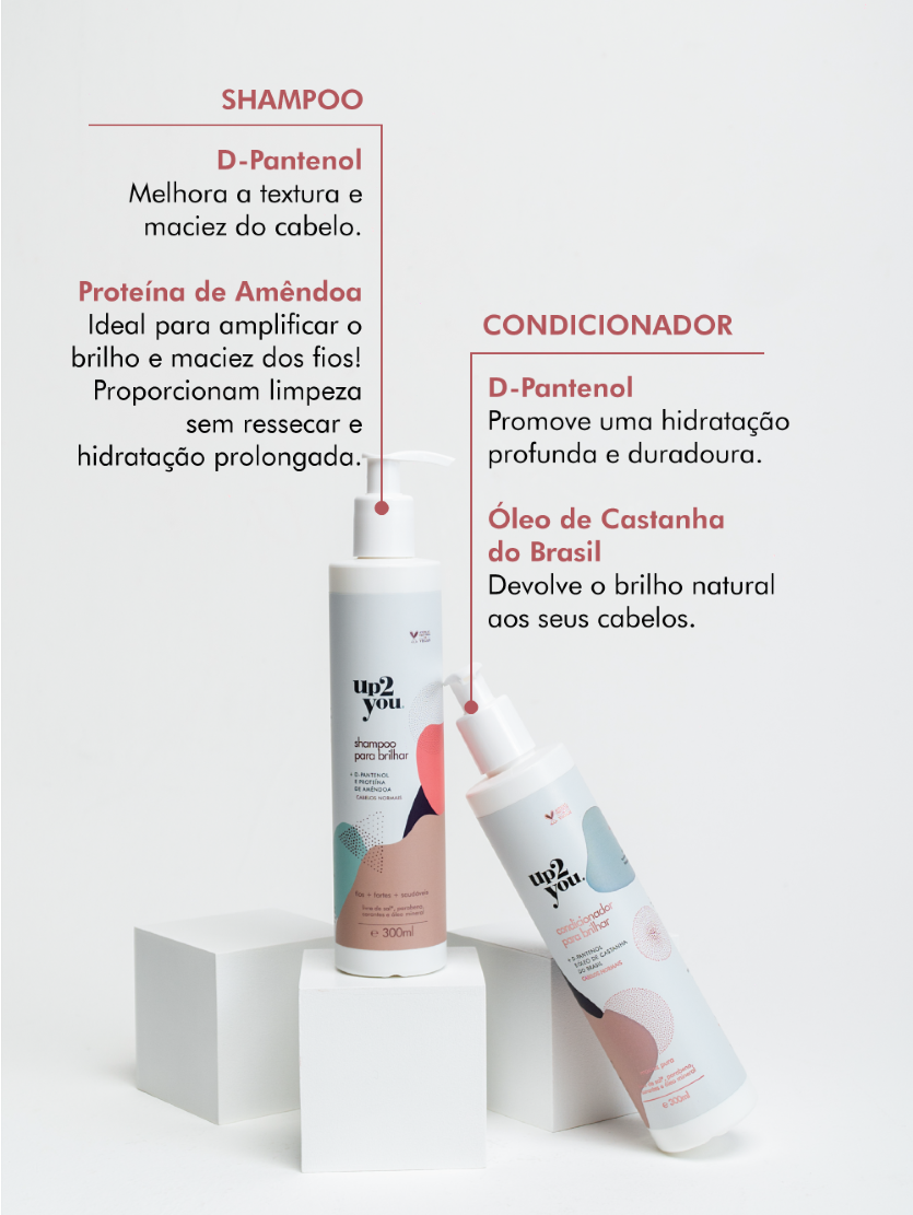 Linha Brilhar + Spray Anti Frizz