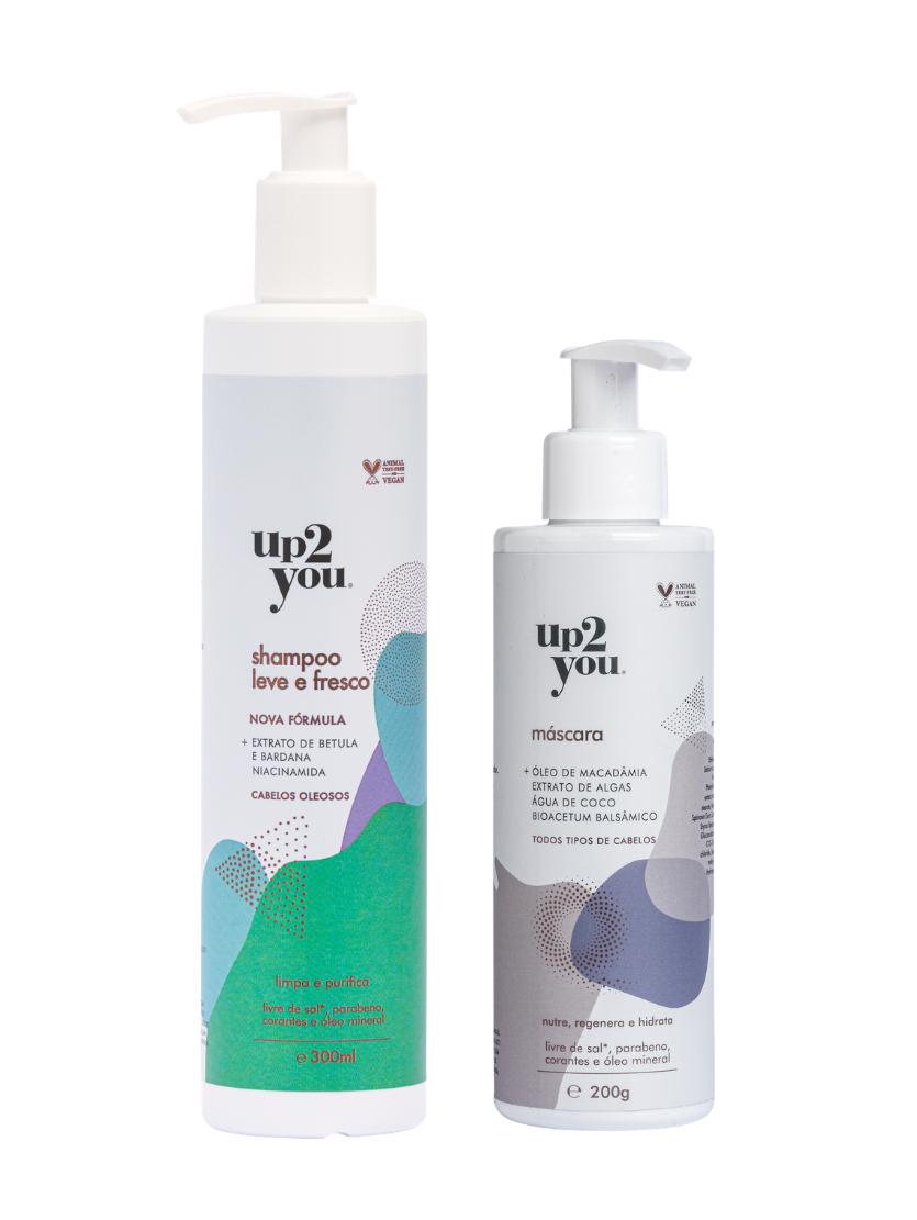 Kit Shampoo Leve e Fresco + Máscara 200g