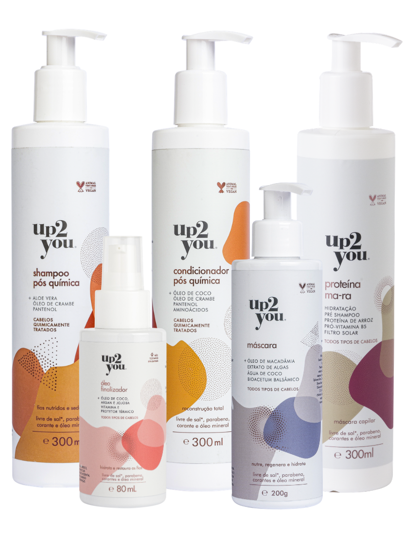 Kit Pós Quimica + Proteína MA-RA + Máscara + Óleo Finalizador